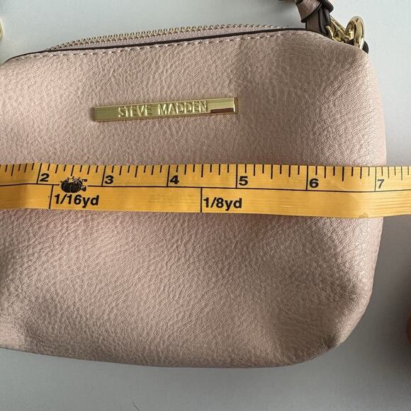 Steve Madden Small Crossbody Pale Pink Purse Handbag - Picture 5 of 7